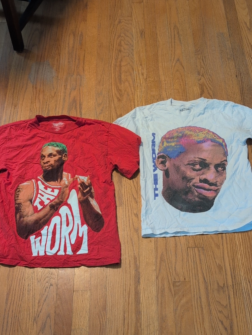 White And Red Dennis Rodman T Shirts Bundle Deal